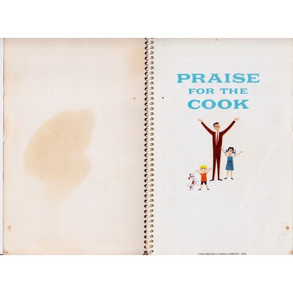 Praise for the Cook Vintage Crisco Advertising Cookbook Mid-Century Spiral Bound - Picture 2 of 7